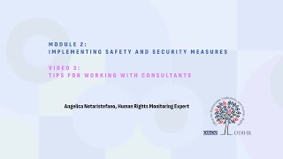 Module 2 Video 3: Tips for Working with Consultants