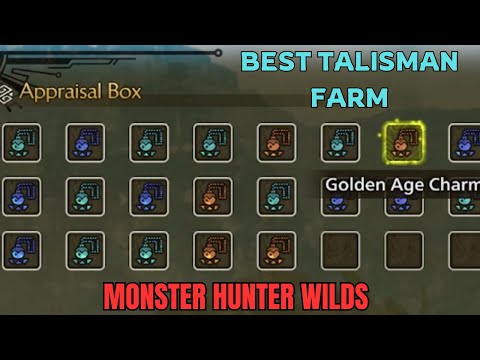 THE MOST EFFICIENT TALISMAN FARMING -- MONSTER HUNTER WILDS