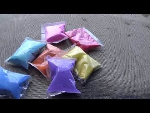 how to make magic sand for rangoli designs by blazfros