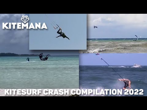 Kitemana Kitesurf Crash Compilation | Best kitesurfing CRASHES of 2022 #3