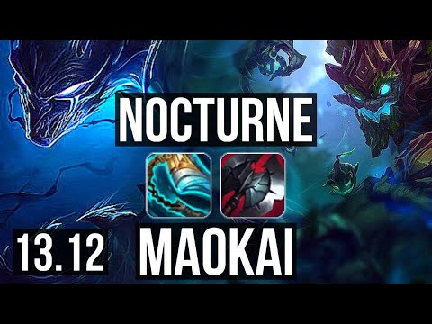 NOCTURNE vs MAOKAI (JNG) | 3/1/16, 2.5M mastery, 500+ games | KR Diamond | 13.12