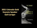 2021 Colorado Gold Keynote Speaker Gail Carriger