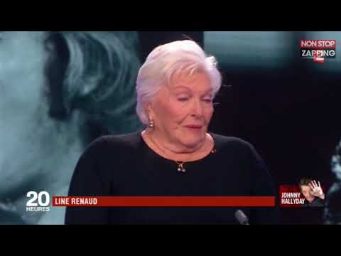 Johnny Hallyday mort   En larmes, Line Renaud confie qu’elle a 'perdu un enfant' Vidéo
