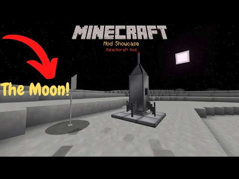 GOING TO THE MOON IN MINECRAFT! - Minecraft Mod...