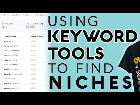 Keyword Tools For Trending Niches On Amazon Merch on Demand - Low Competition Print On Demand Design