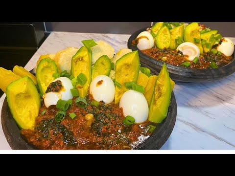 CORNBEEF AND SPINACH STEW WITH PLANTAIN AND YAM