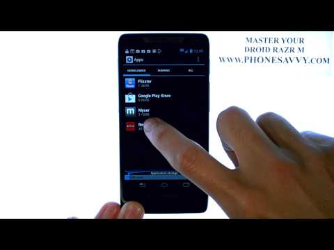 Motorola Droid Razr M - How Do I Delete or Uninstall and App