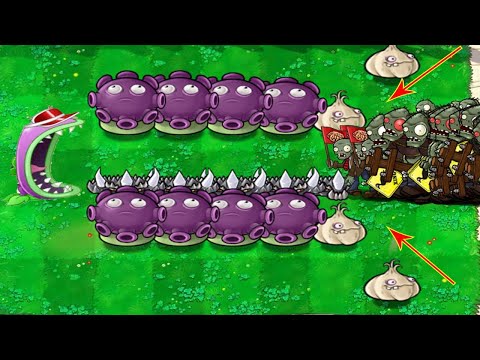 Chomper & Gloom Shroom Vs Zombie Plants Vs Zombies Minigames Zombotany 2