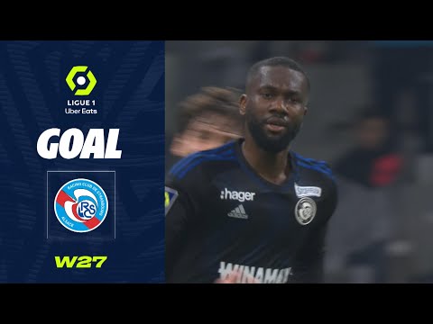 Goal Jean-Eudes AHOLOU (89' - RCSA) OLYMPIQUE DE MARSEILLE - RC STRASBOURG ALSACE (2-2) 22/23