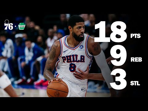 Paul George Scores 10 in Q4 to Lift Sixers to Victory vs. Magic