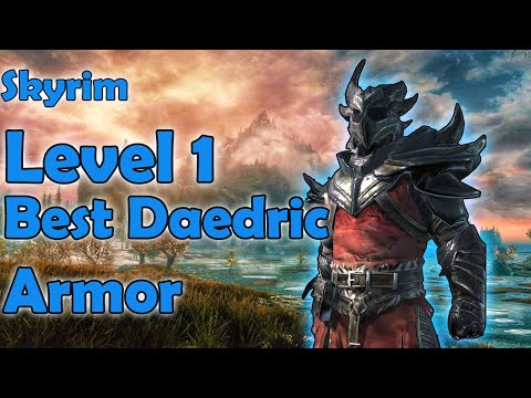 Skyrim - How to get Daedric Armor at LEVEL 1!