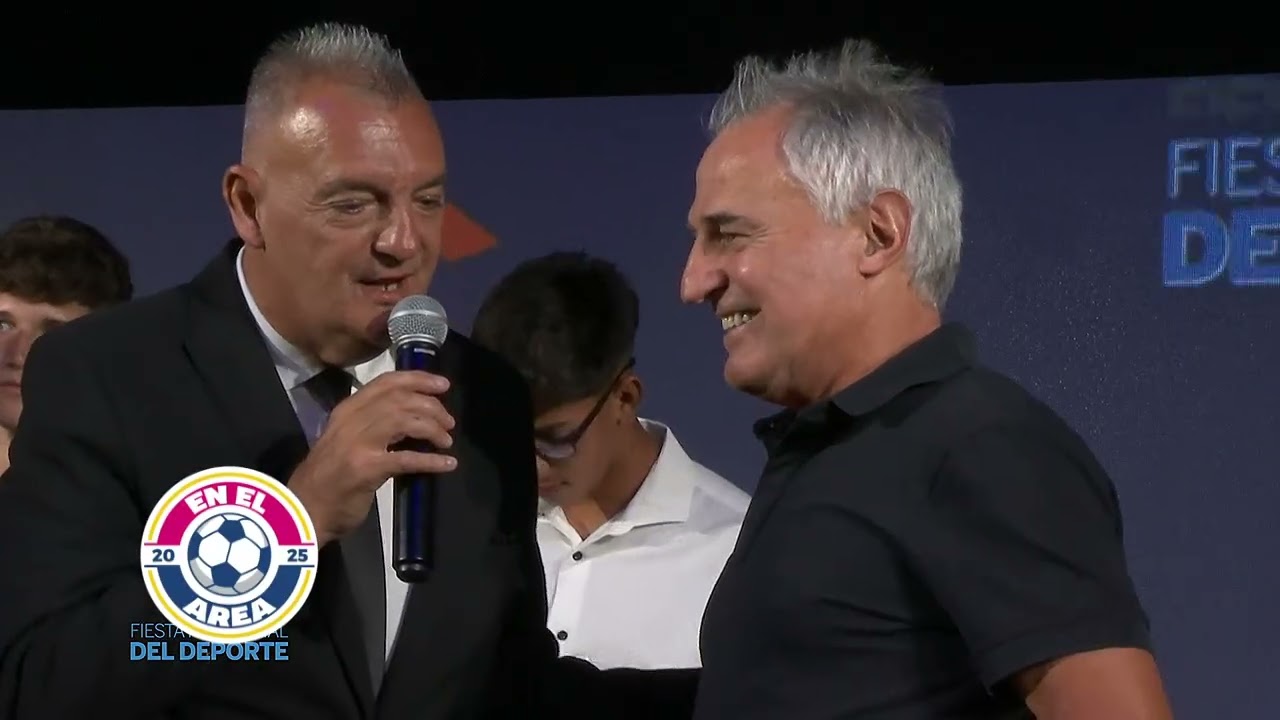 Leo Madelón acompañó nuevamente la Gal del Deporte