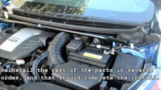 Kia Forte Strut Bar installation (2014-2017) Hatch/Sedan/Koup