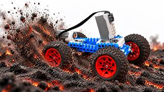 New Testing 9 LEGO Cars Run on Dusty Sand Terrain | Smart Lego