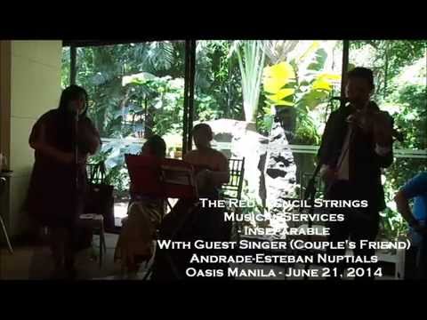INSEPARABLE (Natalie Cole) (with couple's guest singer) - The Red-Pencil Strings Musical Services