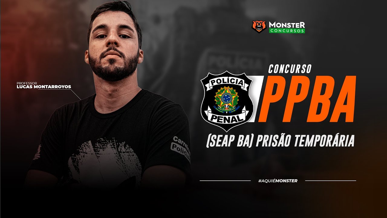 Concurso Policia Penal - BA (SEAP BA) - Prisão Temporária