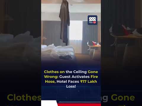 Hotel Room Flooded After Guest Pulls Emergency Fire Hose in Shenzhen | ₹17 Lakh Damage Reported
