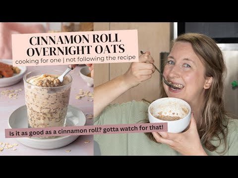 Can you make cinnamon roll overnight oats that taste like a cinnamon roll?