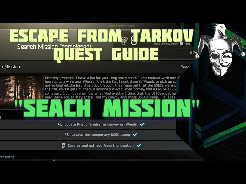 Search Mission Quest Guide & Walkthrough - Get the Compass in EFT!