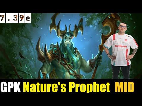 GPK [Nature's Prophet] MID 7.39e- DOTA 2 HIGHEST MMR MATCH#dota2gameplay  #dota2   #gpk