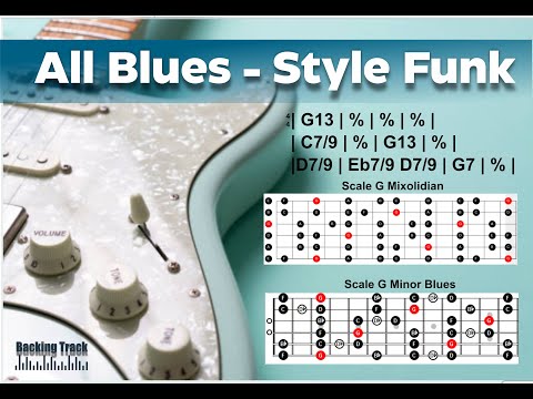 Style All Blues Funk - Backing Track for improvise