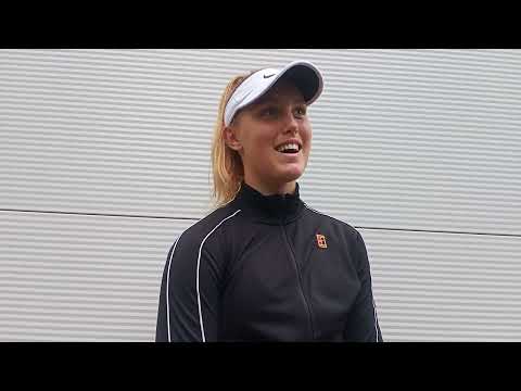 Julie Štruplová po výhře v 1. kole kvalifikace | ZUBR CUP Přerov 2022