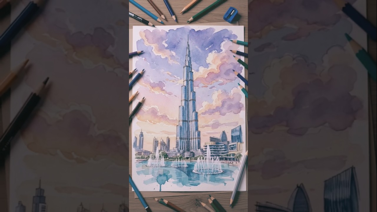 Habibi Come to Dubai #shorts #trending #viral #burjkhalifa #dubai #uae #dubailife