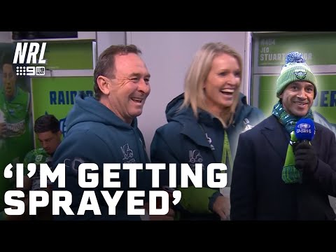 Johnathan Thurstson COPS A SPRAY from Ricky Stuart: In the Sheds | NRL on Nine