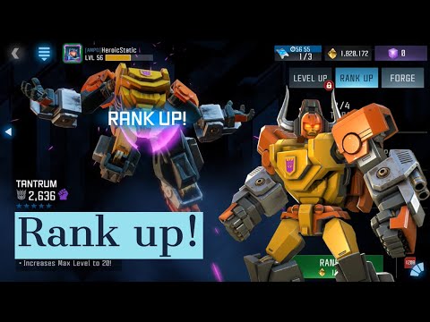 Transformers FTF 5 Star Tantrum Rank up!