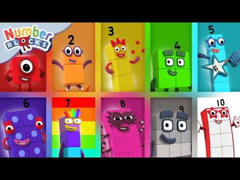 🔢 Learn to Count 1 to 10 | 1-Hour Compilation | Educational Cartoons for Kids | Numberblocks