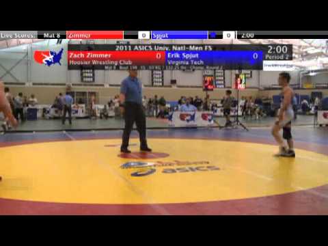 University Freestyle 60kg - Erik Spjut vs. Zach Zimmer