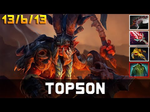 Topson - Troll Warlord MID | New Patch 7.32d | Dota 2 Pro MMR Gameplay #80