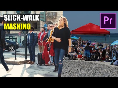Slick Walk By Transition Effect | Easy Masking in Adobe Premiere Pro CC Tutorial | Reveal with Mask