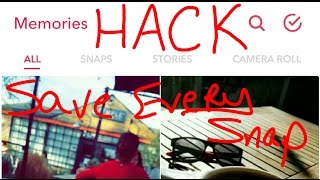 SNAPCHAT MEMORIES HACK: HOW TO FIND LOST SNAPS & SAVE EVERY SNAP AUTOMATICALLY: SNAPCHAT 101
