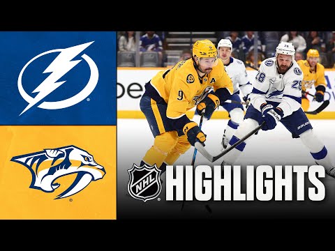 NHL Highlights | Lightning vs. Predators | October 28, 2025