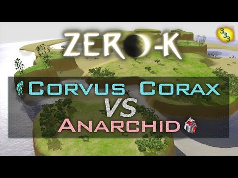 2016/12/17 #3: Corvus_Corax(Cl) vs Anarchid(Am) on Adansonia - Zero-K