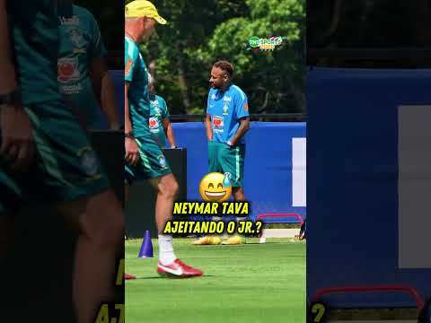 O NEYMAR DEU AQUELA COÇADA NO JUNINHO! #shorts