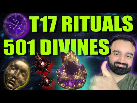100 T17 Ritual Maps Path of exile 3.26 Secrets of the Atlas