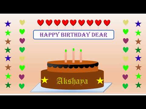 Happy Birthday Akshaya
