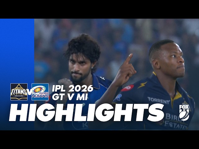 Gujarat Titans v Mumbai Indians I Full Match Highlights I Game 30 IPL 2026 I Fox Cricket