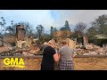 Some LA residents allowed to return home, survey damage.mp4