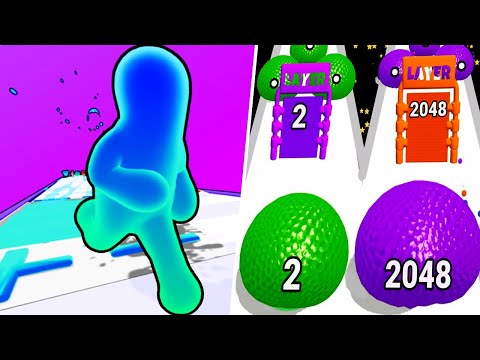 Merge Rush 3D | Ball Balloon Run - Max Level Gameplay (Part 1)