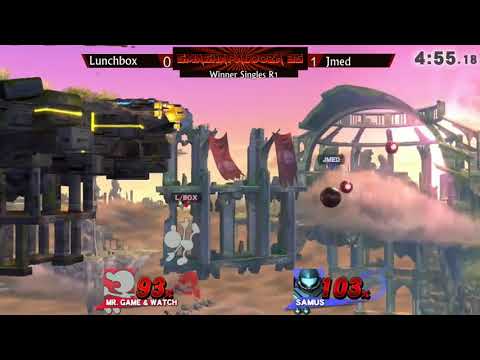 SmashaPalooza 35: Winners - Lunchbox (Puff, G&W) vs JMed (Samus, Little Mac)