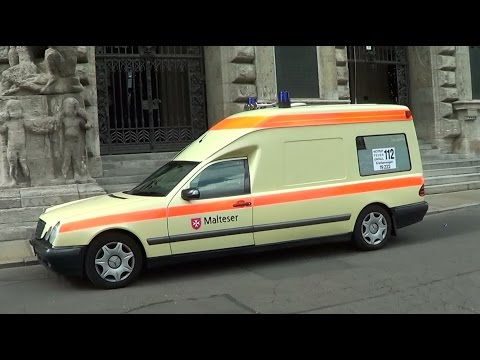 German 2002 vintage style ambulance walk around | Mercedes E-Klasse Hoch-Lang KTW [GER | 26.5.2016]