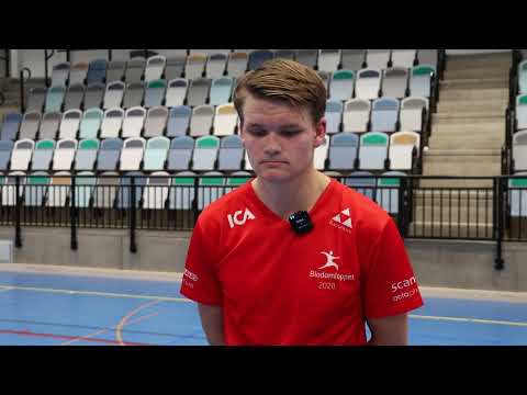 Wille Knuthas inför träningsmatchen mot FBC Lerum (Innebandy/Floorball)