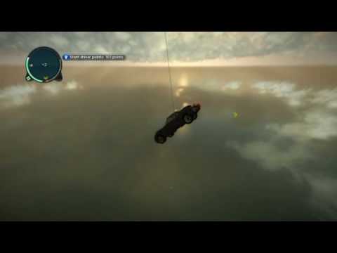 Just Cause 2: Car Blown to Pieces on Impact