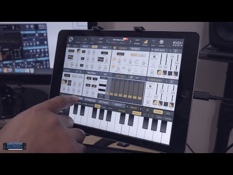 KV331 Audio SynthMaster One iOS Wavetable Synth App Demo