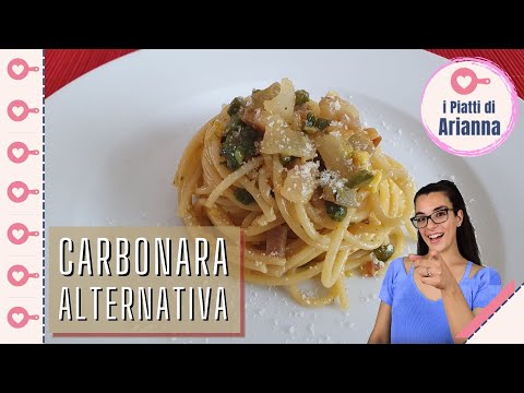 Carbonara alternativa con asparagi - #iPiattidiArianna