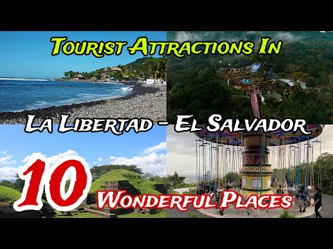 Top 10 Best Tourist Places to Visit in La Libertad Department 😍| El Salvador 🇸🇻 
