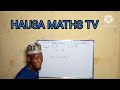 Determinant Of 2by2 Matrix In Hausa